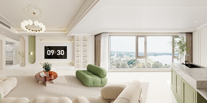 萬少DS-城郊一号8-6-？张帅哥轻法式-装修设计方案