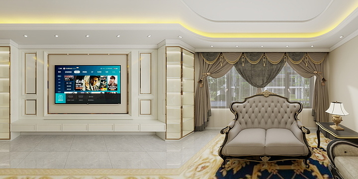 設計師_阿祖-大众翡翠城--126㎡-装修设计方案