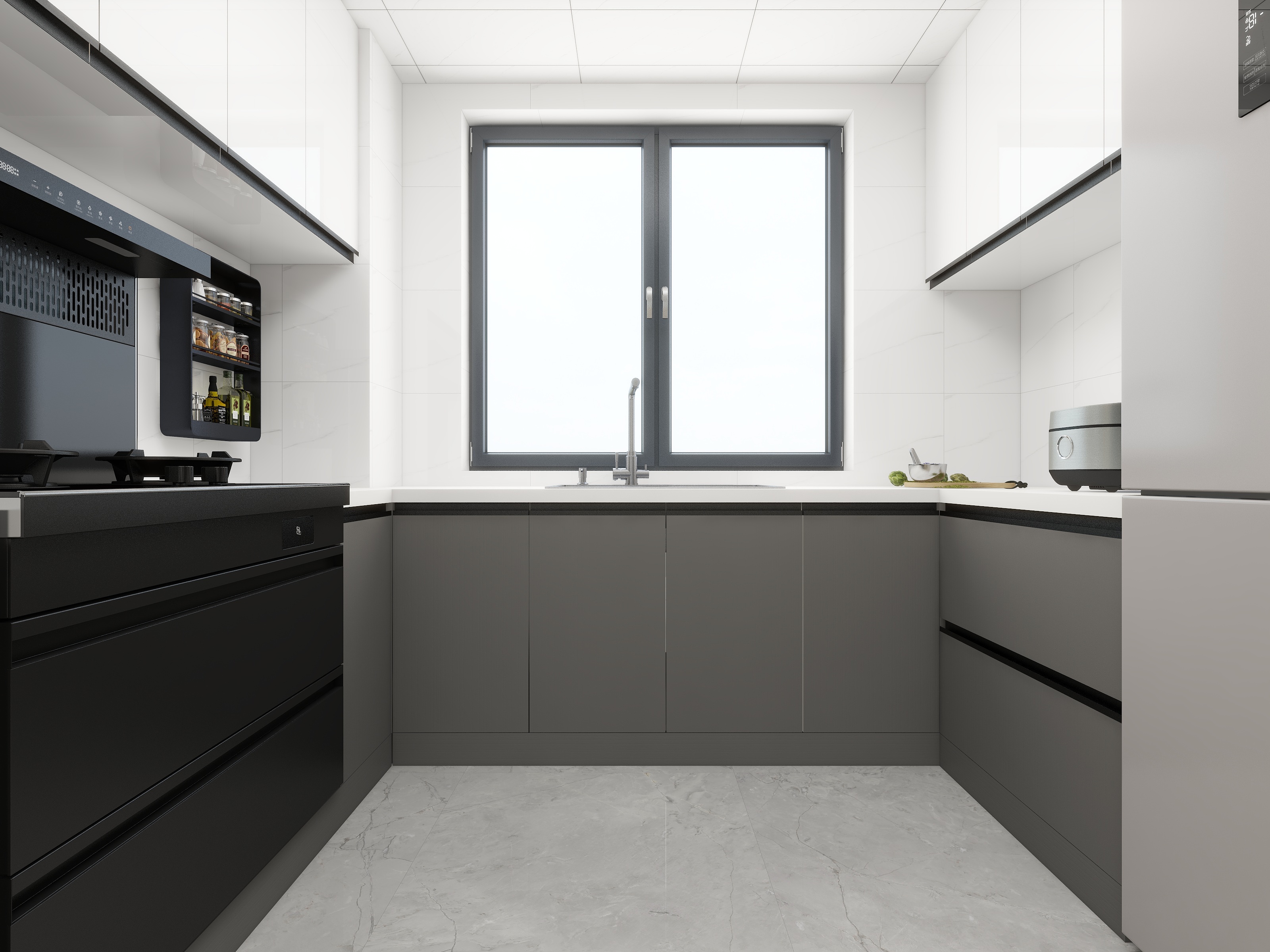 李青越-现代风格家居样板间装修效果图