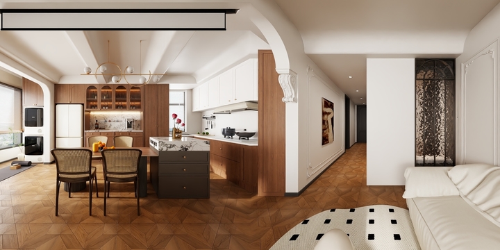 新中科建材陈风雨-法式复古-装修设计方案