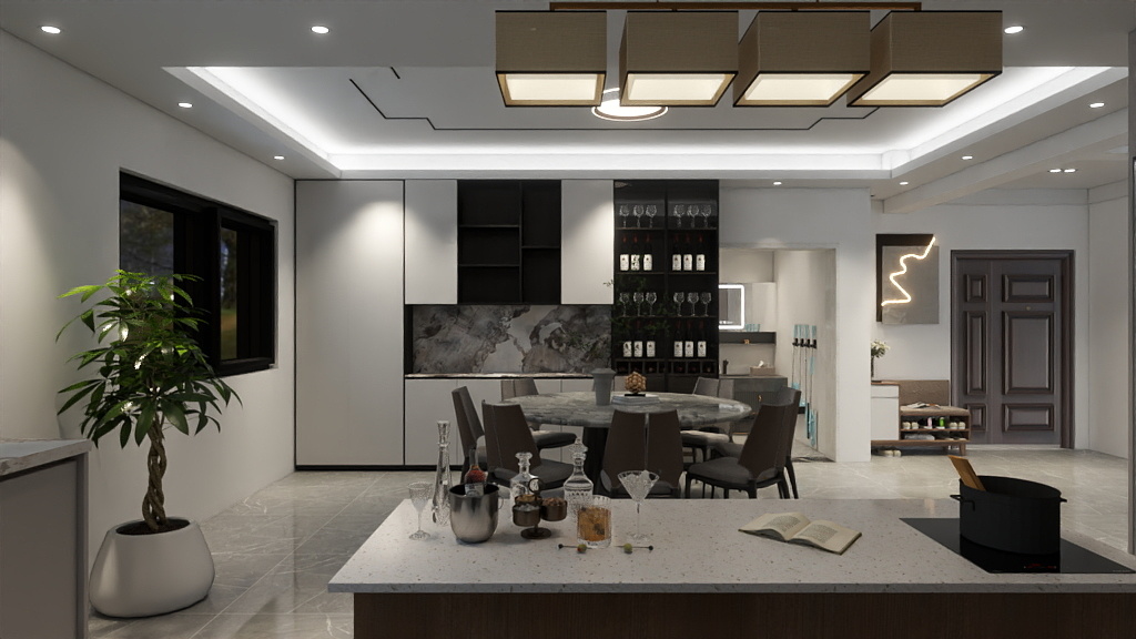 兴云设计-万山华府176㎡3室-装修设计方案