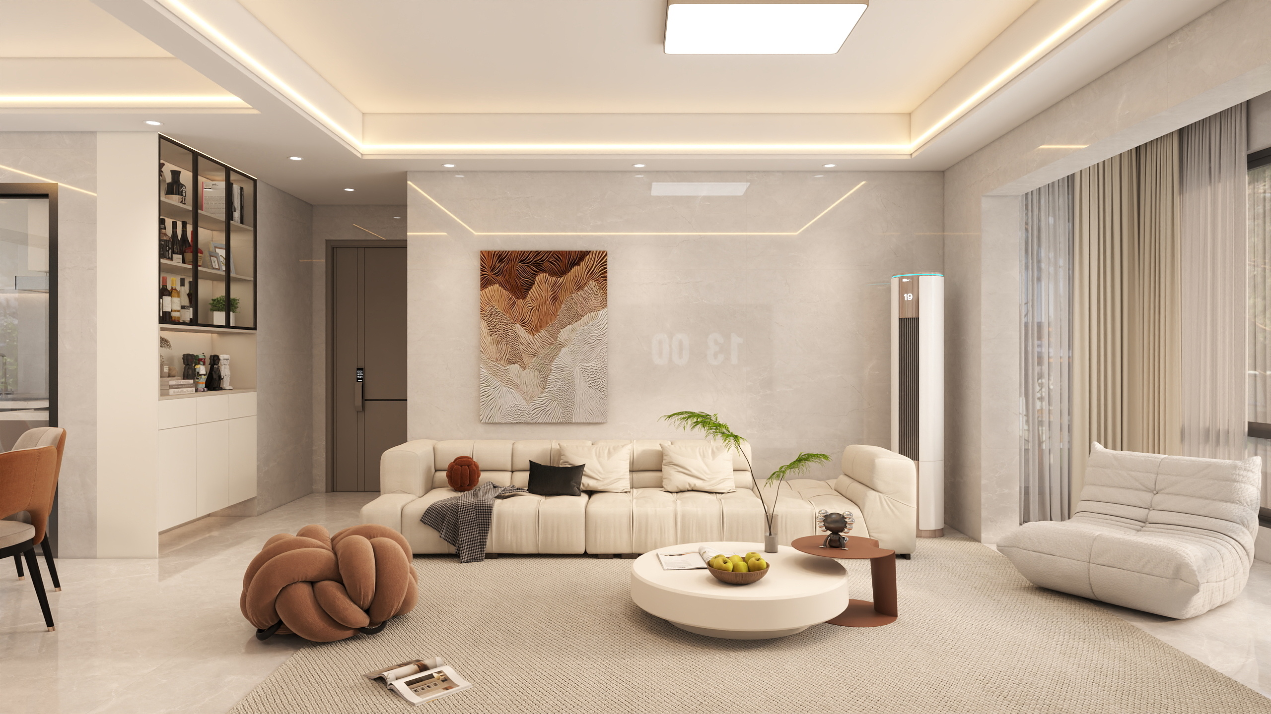 李青越-家具展厅装修效果图