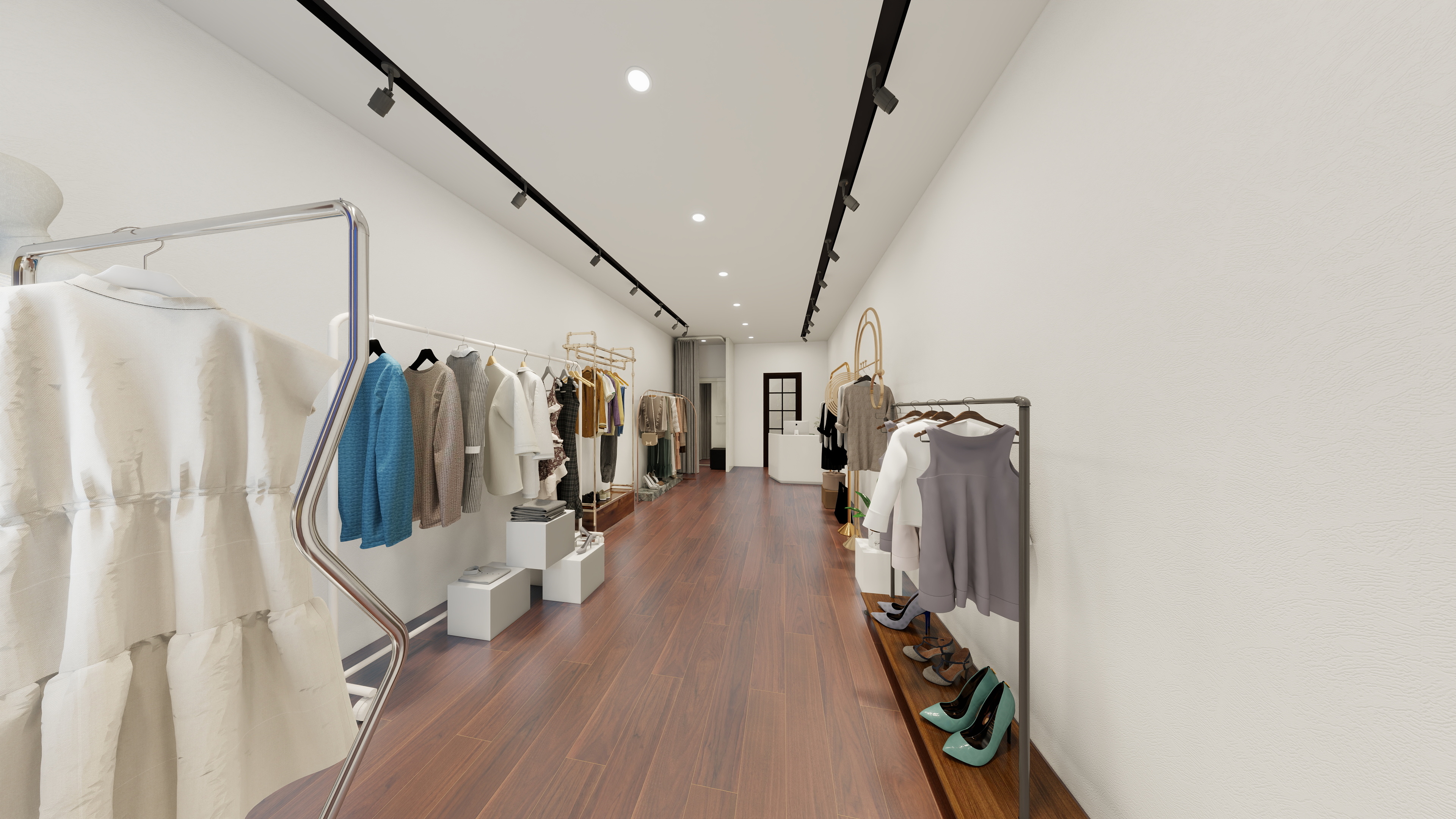 滨海宇诚装饰工程有限公司-服装店-装修设计方案