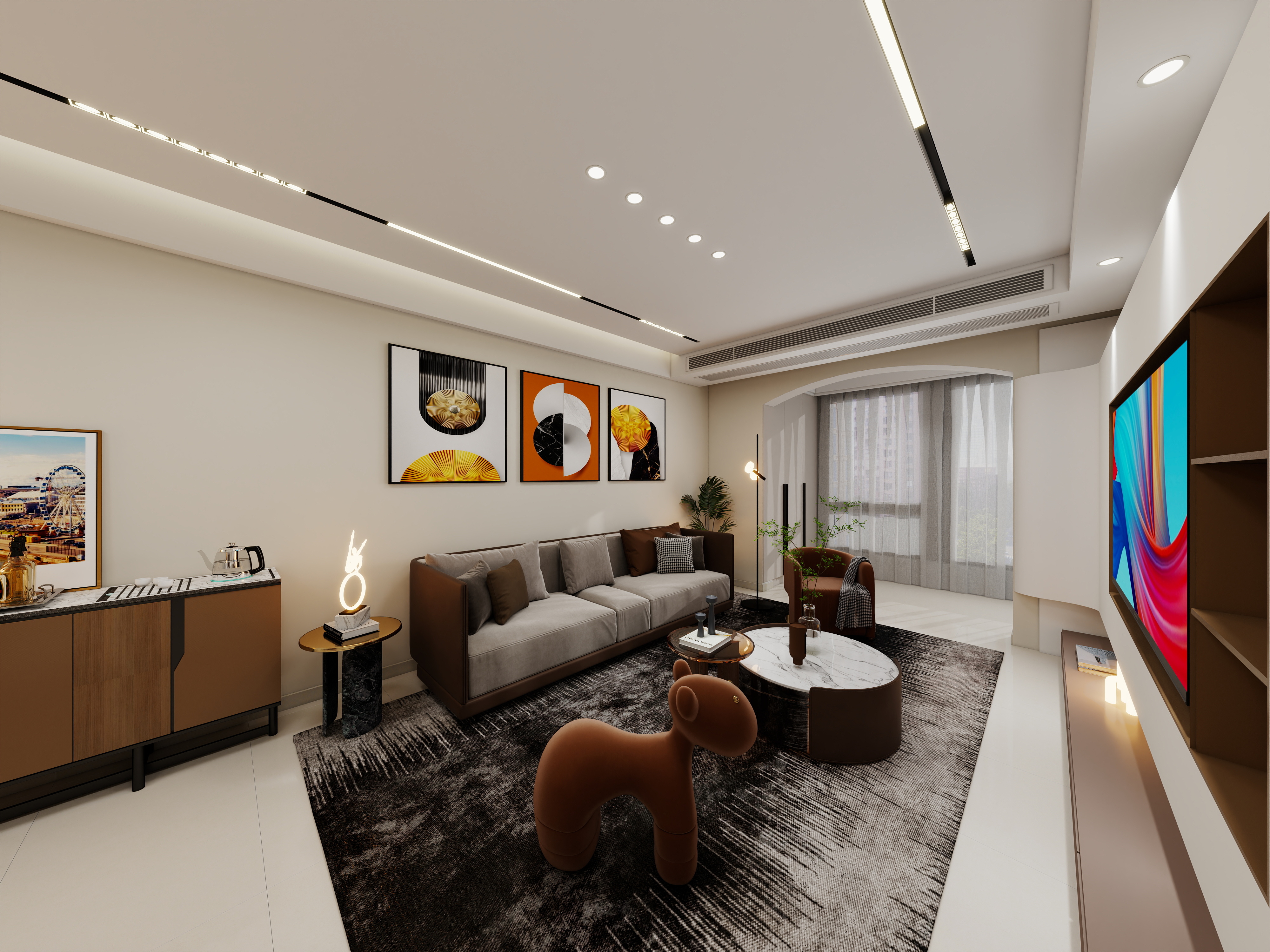 耿仁彪-祥云府现代风格-装修设计方案