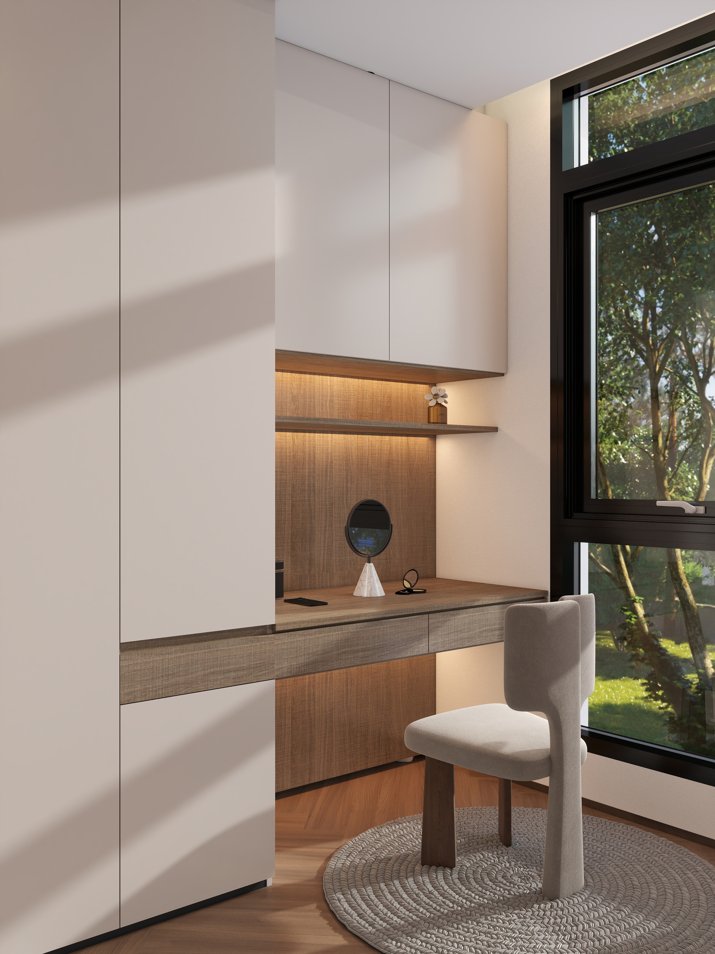 ZZZ张张自喜-保利林语主卧衣帽间-装修设计方案