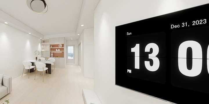 齐中行-海德公园81㎡3室-装修设计方案