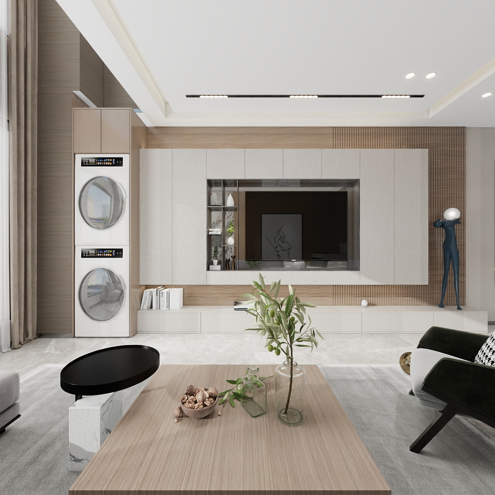 王敏-朗润 时代 意式轻奢装修效果图