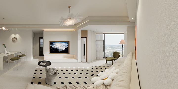 做设计的李花花-麓湖郡3-21-3-铭世家豪（效果）-装修设计方案