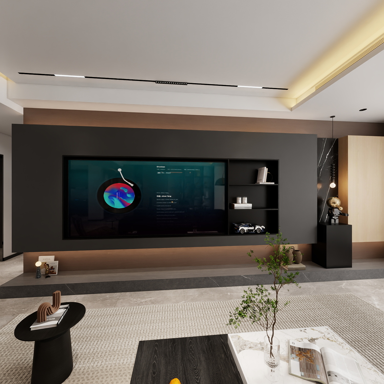 效果图设计II-意式风格157 四室装修效果图