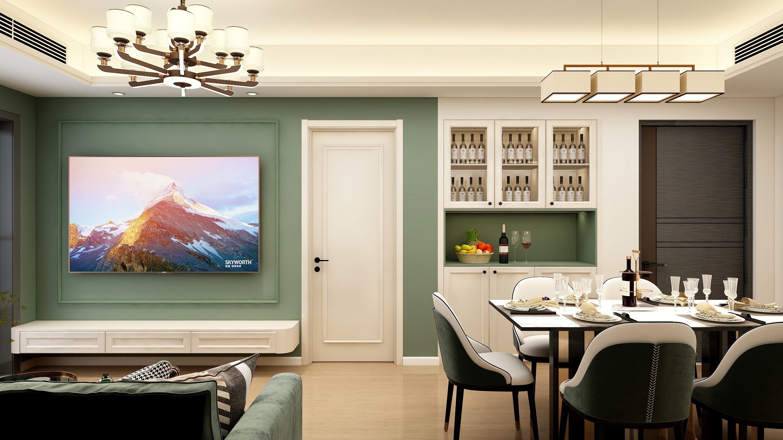 V8有邻郑吴伟-格力海岸6期7栋3001-装修设计方案