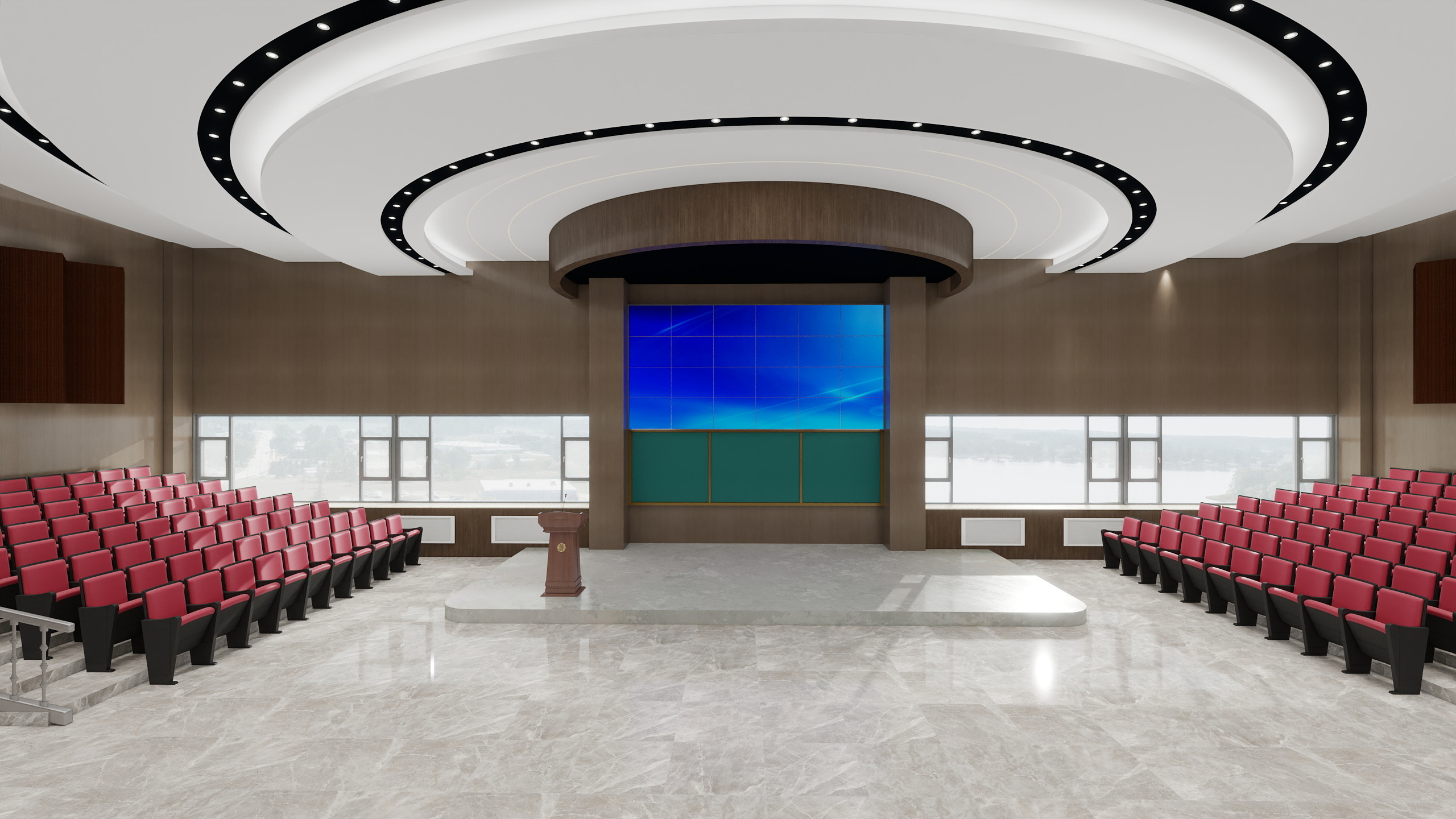 刘文华15099062006-八一中学报告厅-装修设计方案