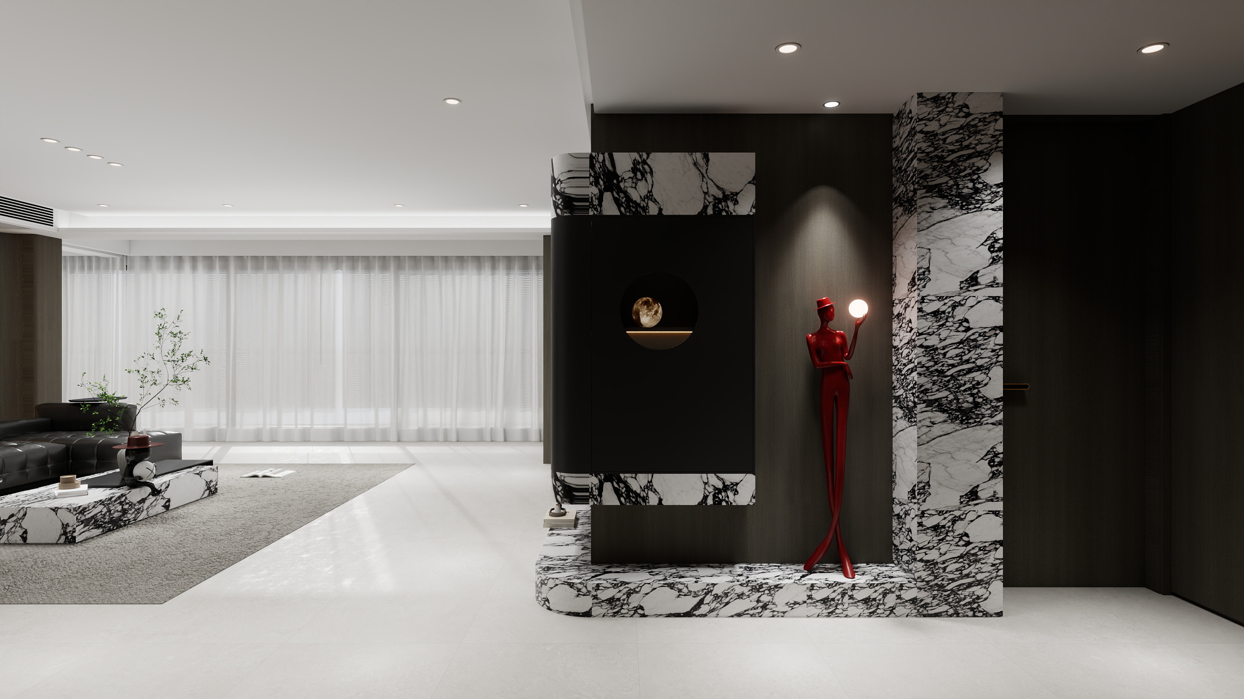 麦子是设计师-麦子197㎡4室现代意式轻奢-装修设计方案