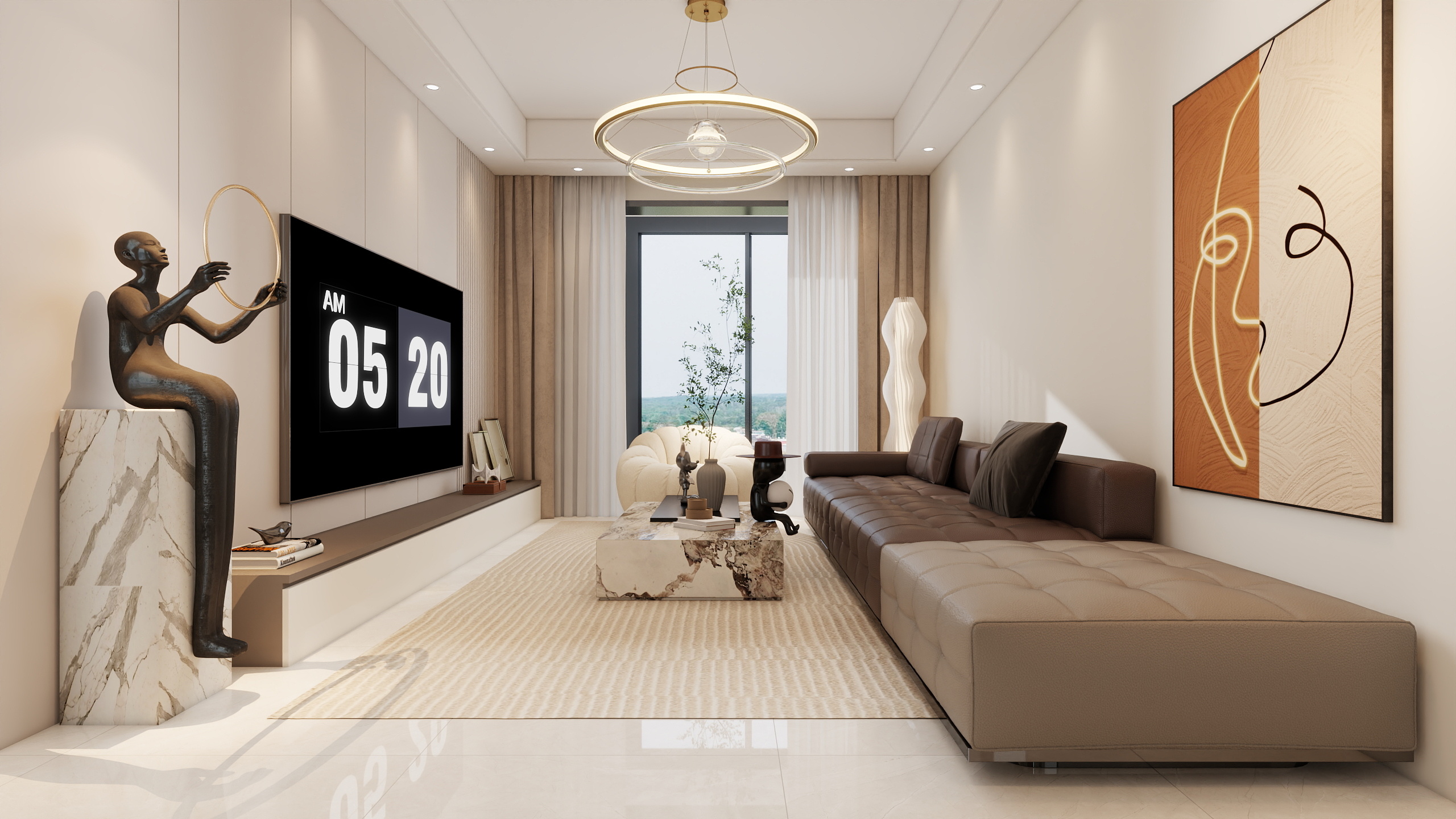 如斯1998-祥茂悦府50㎡-装修设计方案