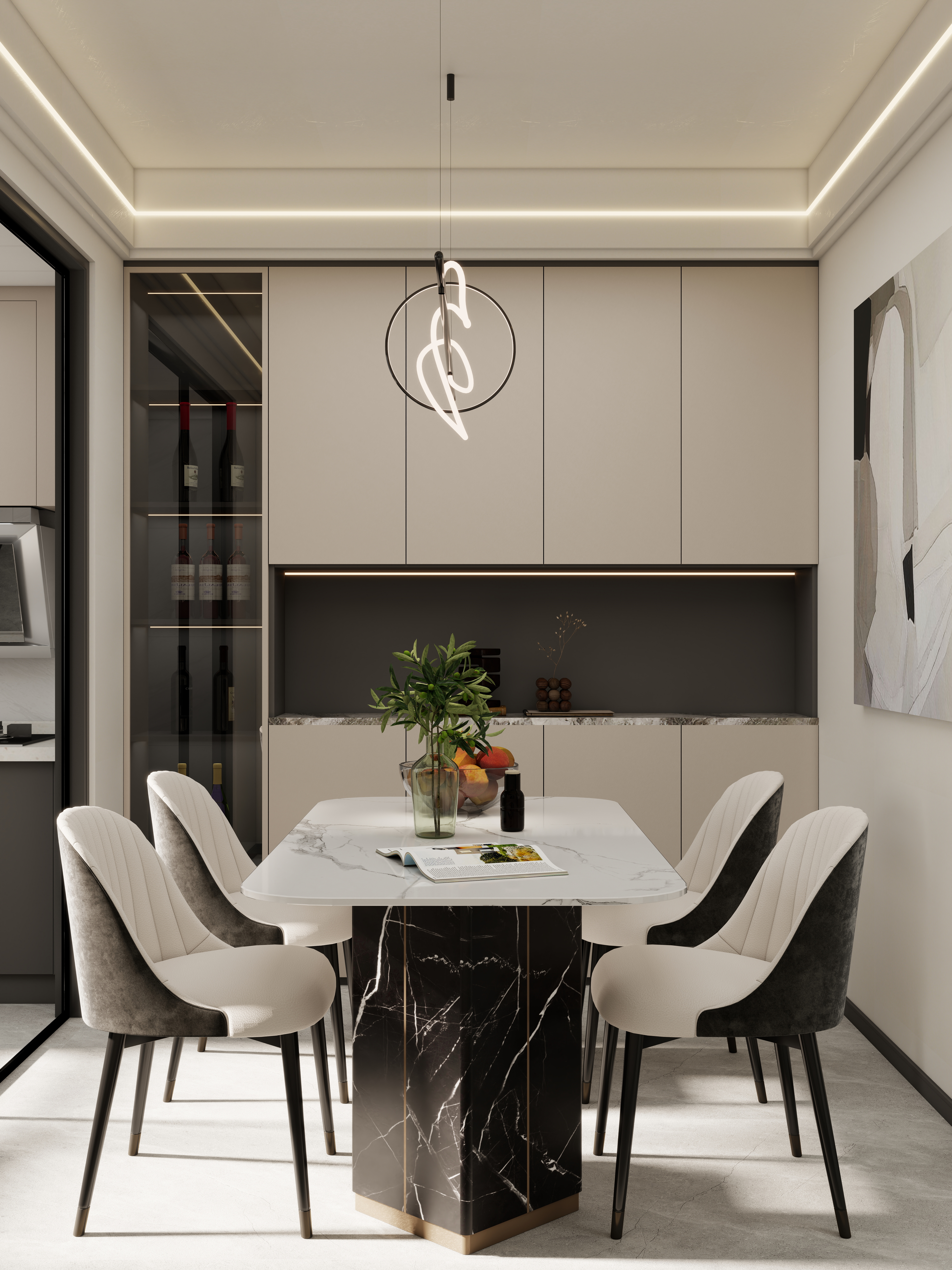 壹诺设计工作室-现代简约装修效果图