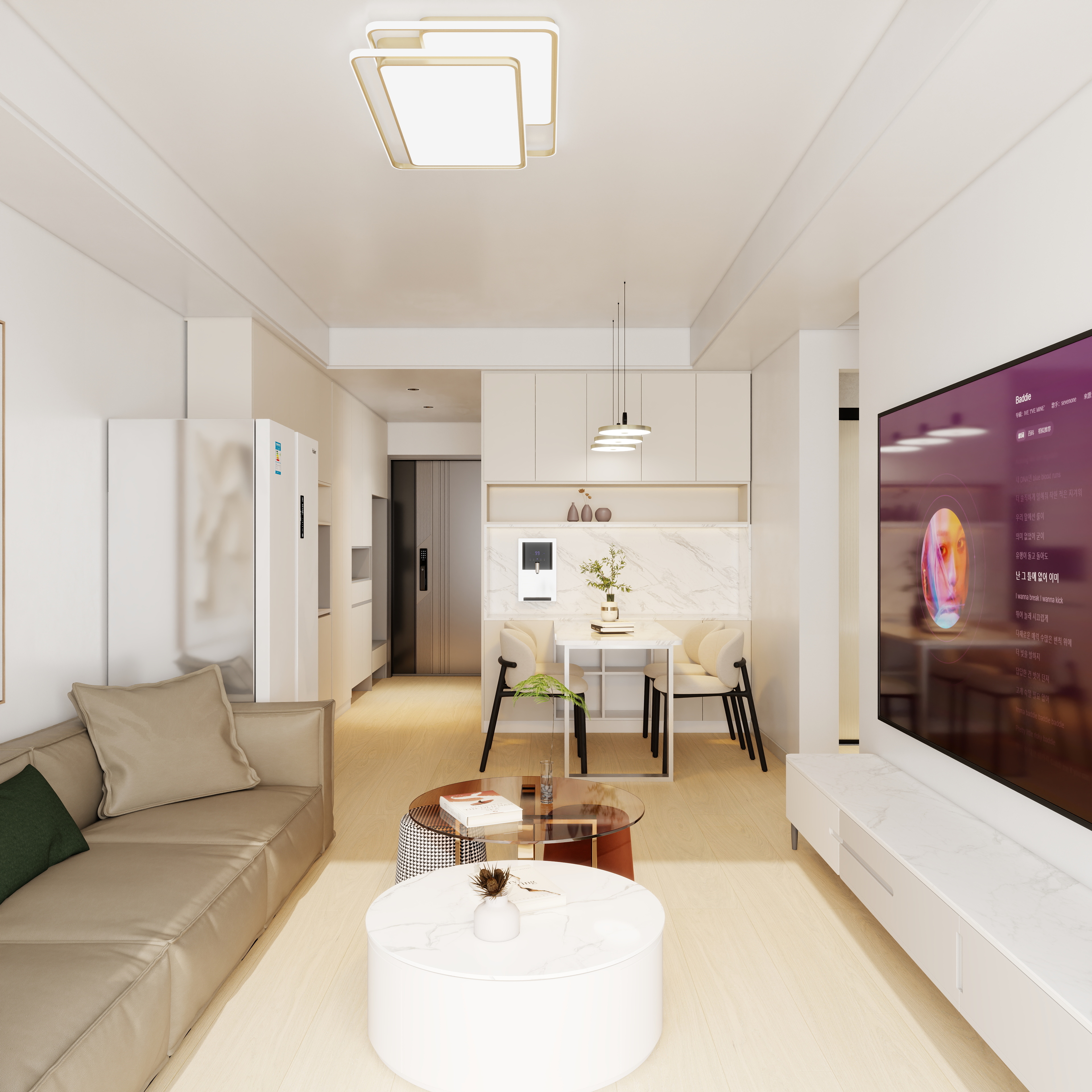 郑州赛都透明装修_张红运-大正水晶森林一期86㎡3居室-装修设计方案