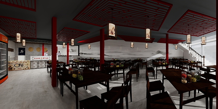 暖心sSaR-面馆-装修设计方案