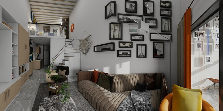 戴超-loft小公寓-装修设计方案