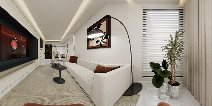 Ruchen研究美学-极简奶油-归入梦乡-装修设计方案