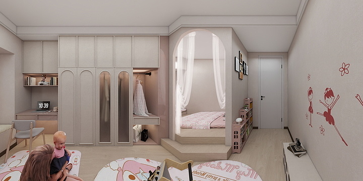 M家的猫-翡翠珑庭  114-装修设计方案