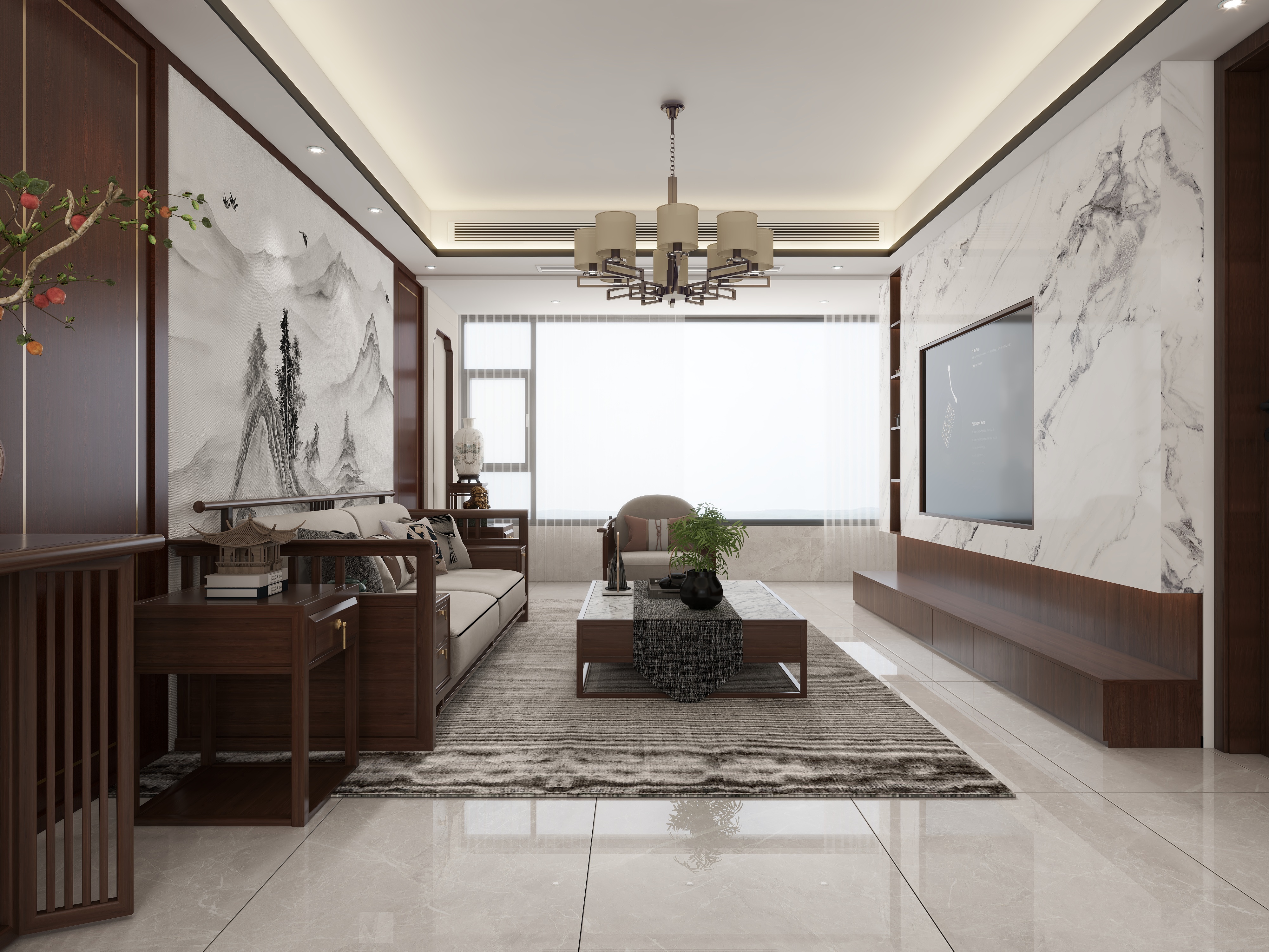 卡诺亚12-金桂湾客厅-装修设计方案