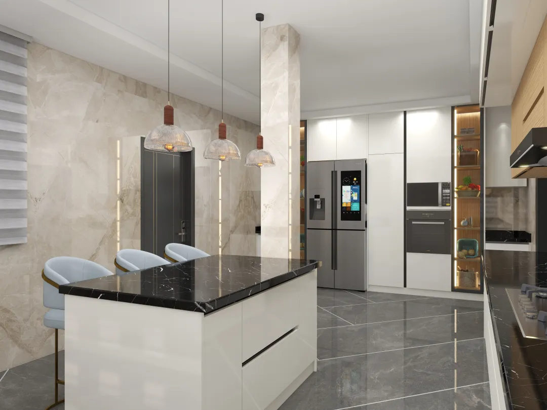 joenerly612的装修设计方案:Simple customized kitchen