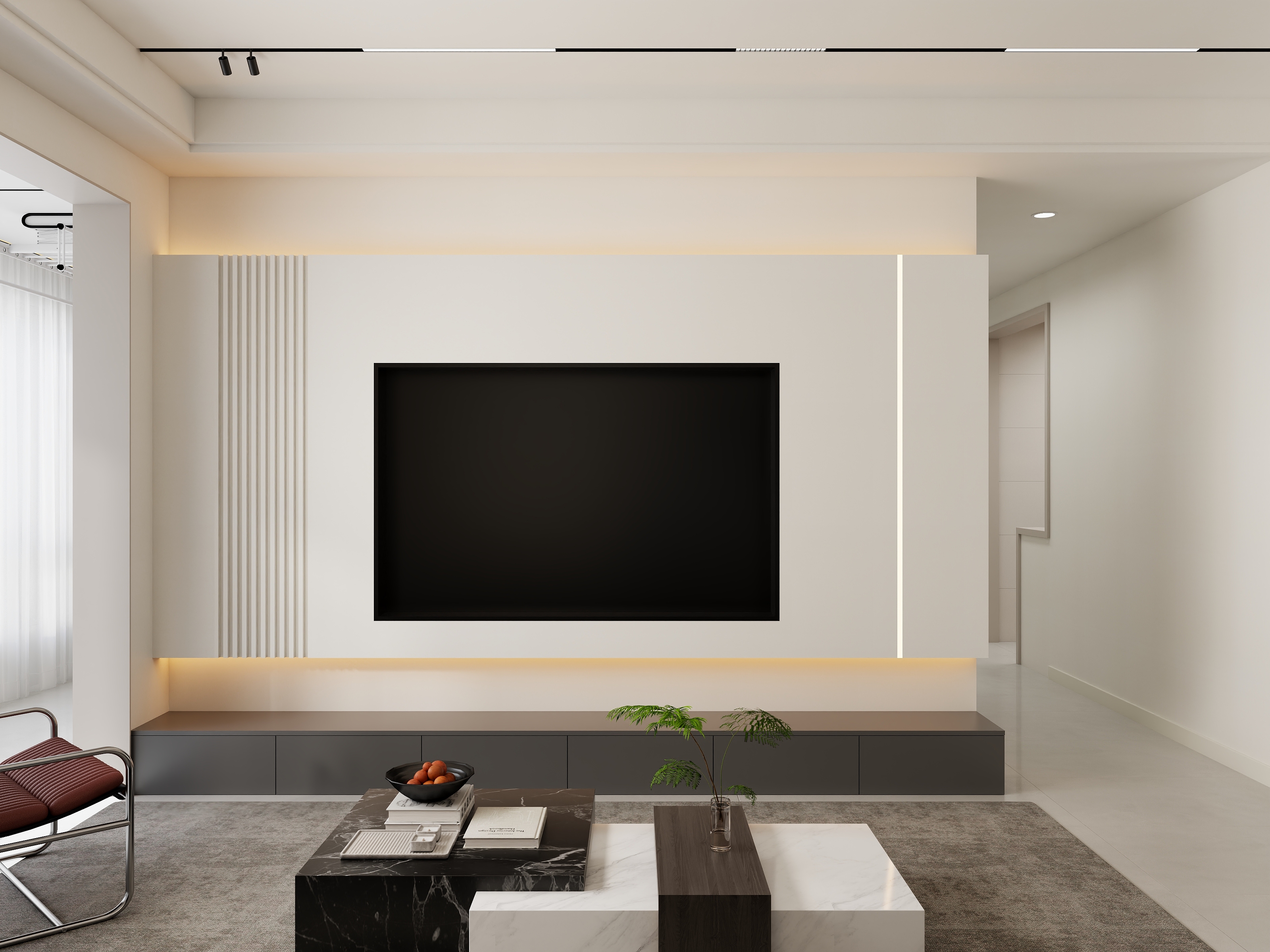 欧派全案设计师-陶工-天泽府135现代简约-装修设计方案