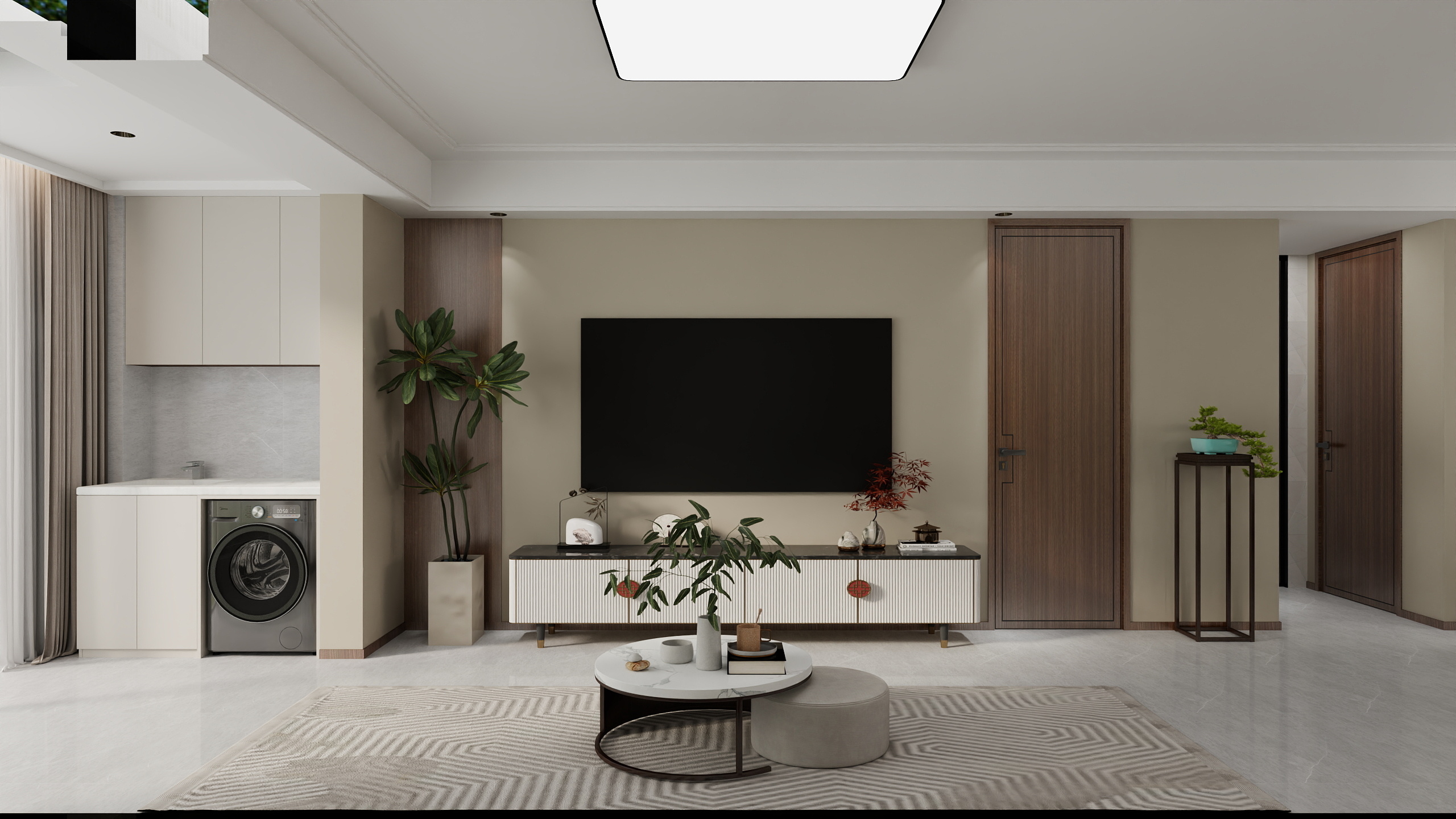 白桦乀*-利源兰亭一楼新中式-装修设计方案