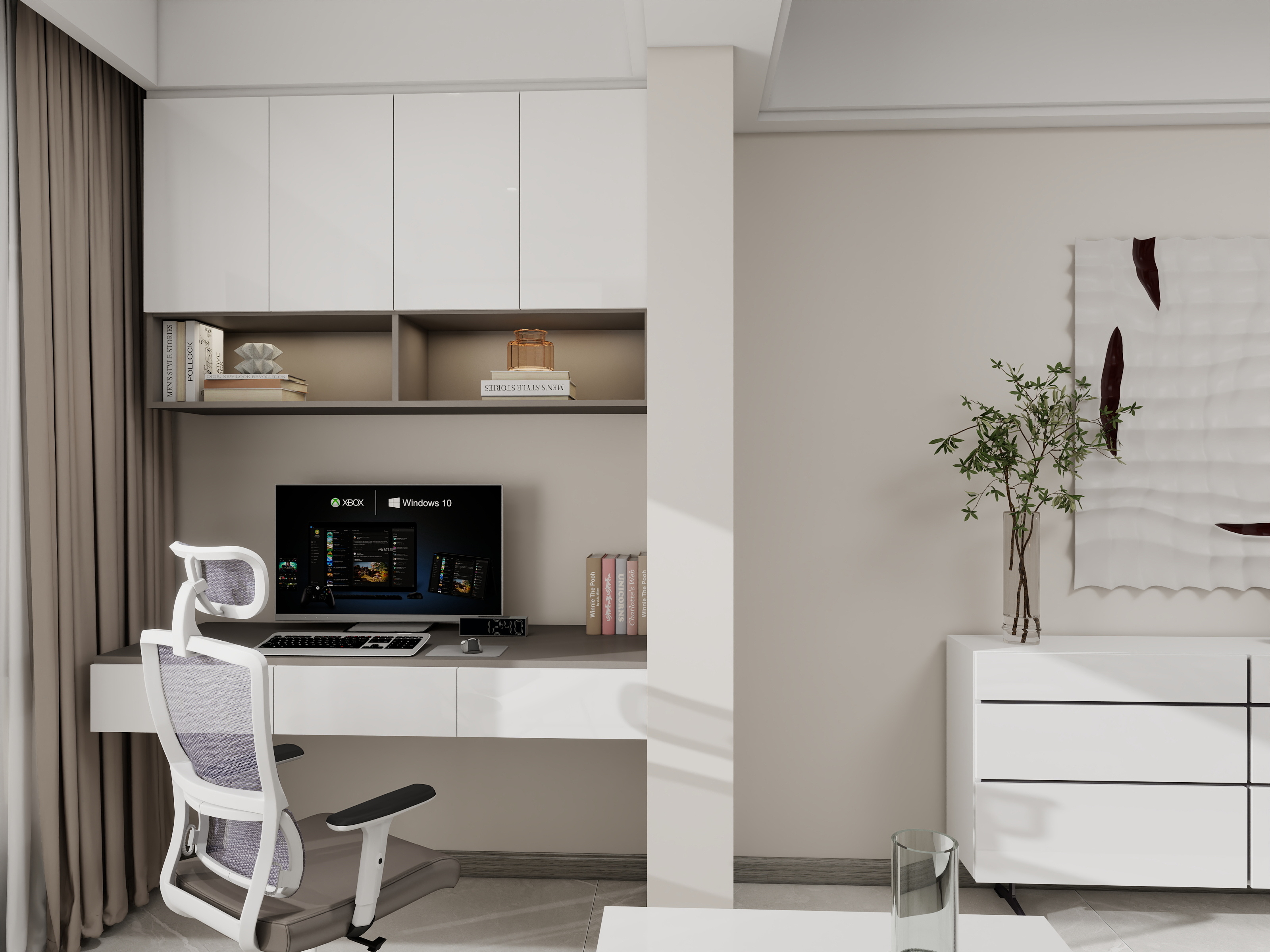 A想象羽毛的轻盈-檀香园65-101 后改12.9-装修设计方案