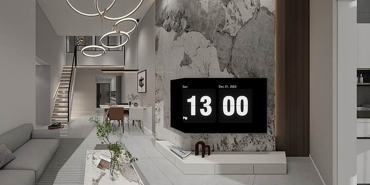 居永悦装饰师鸿波-壹号院效果-115跃层-改3-装修设计方案