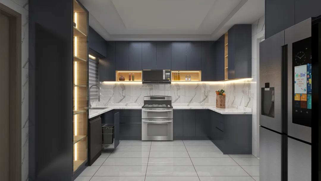 joenerly612的装修设计方案:Simple customized kitchen