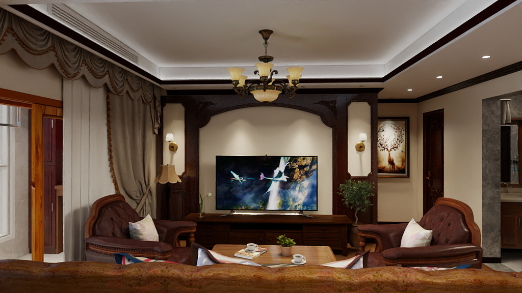 兴云设计-125㎡3室-装修设计方案