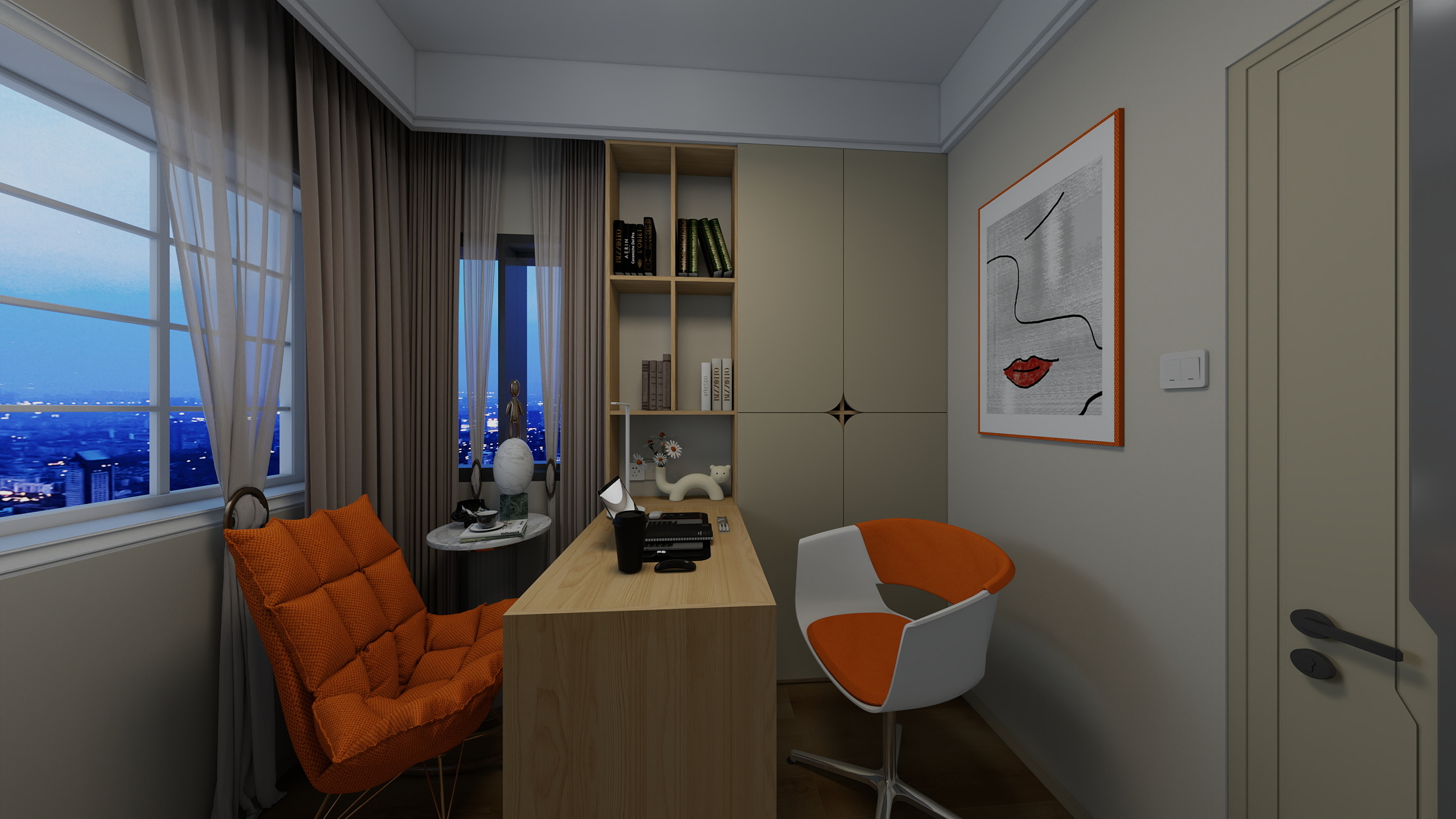 润远装饰设计-海德公园81㎡3室-装修设计方案