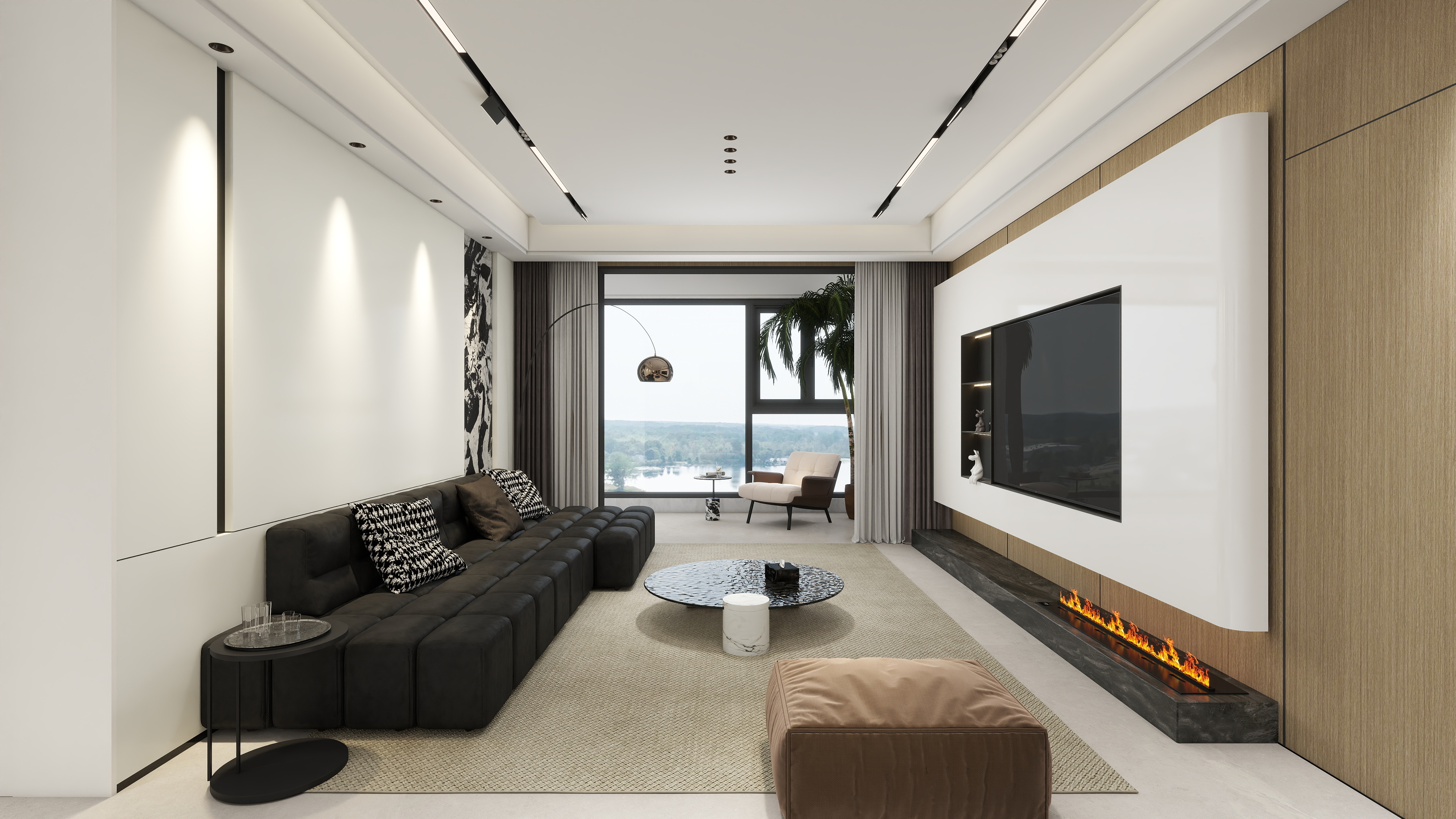 吴年-公元壹号现代风四房-装修设计方案