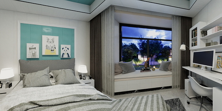 福瑞kjl-知足常乐-装修设计方案