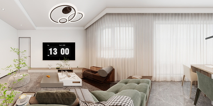 凤兮设计-桑榆未晚-江山印-现代-装修设计方案