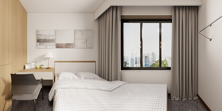 半生空间-宿舍9-1-402（95.48平）-装修设计方案