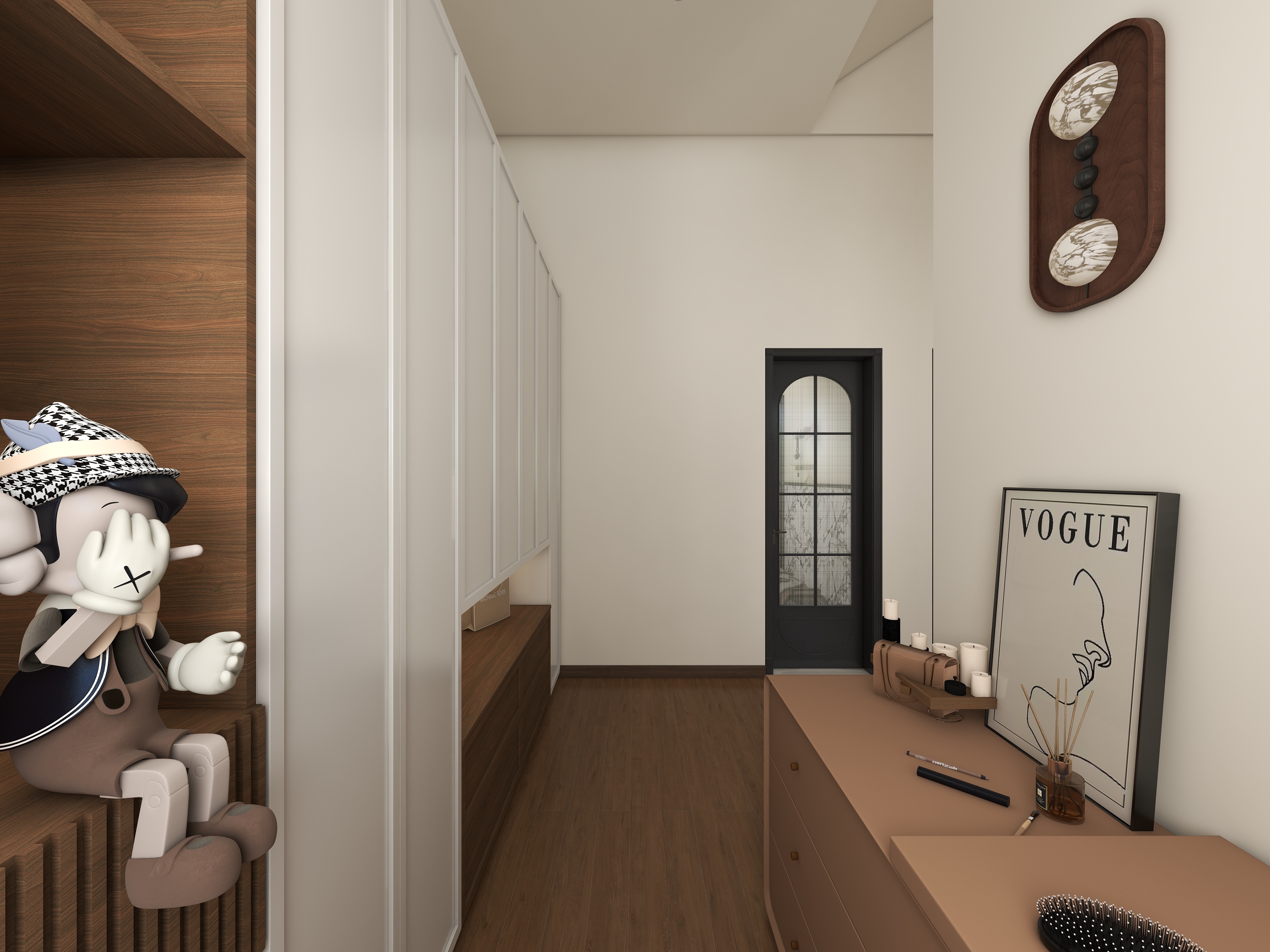 成都叠度设计-《念鹤空山》-中古侘寂310㎡装修效果图