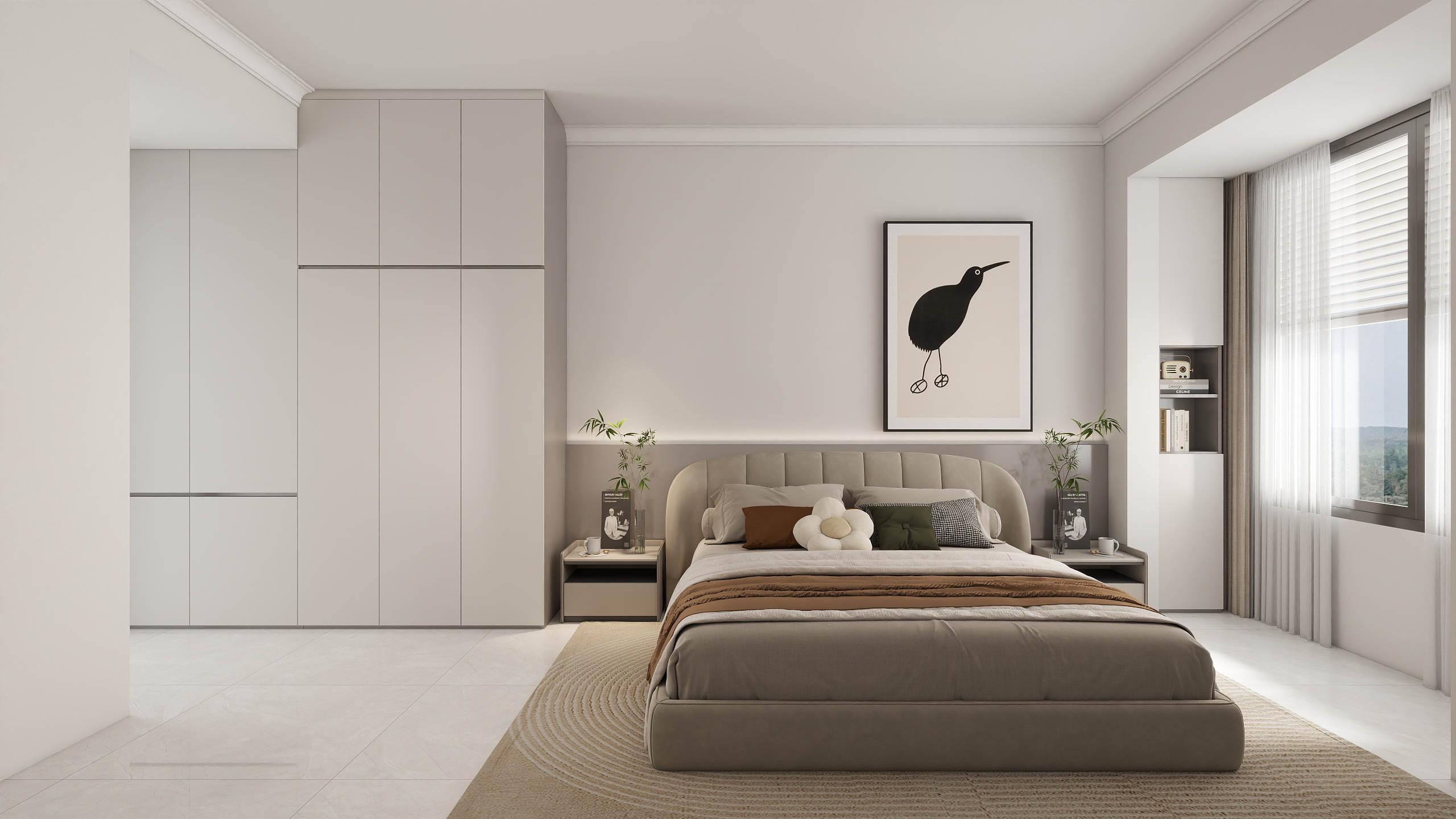 如斯1998-宸南里101主卧-装修设计方案