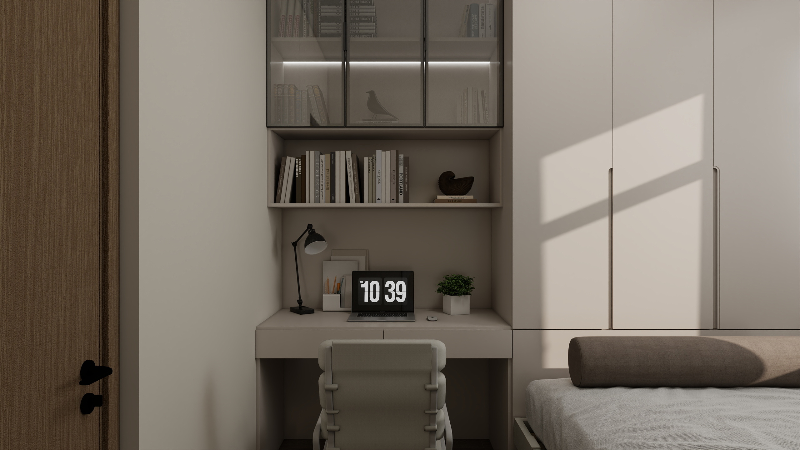 吴新俊-《禅意》——现代中式三居室装修效果图