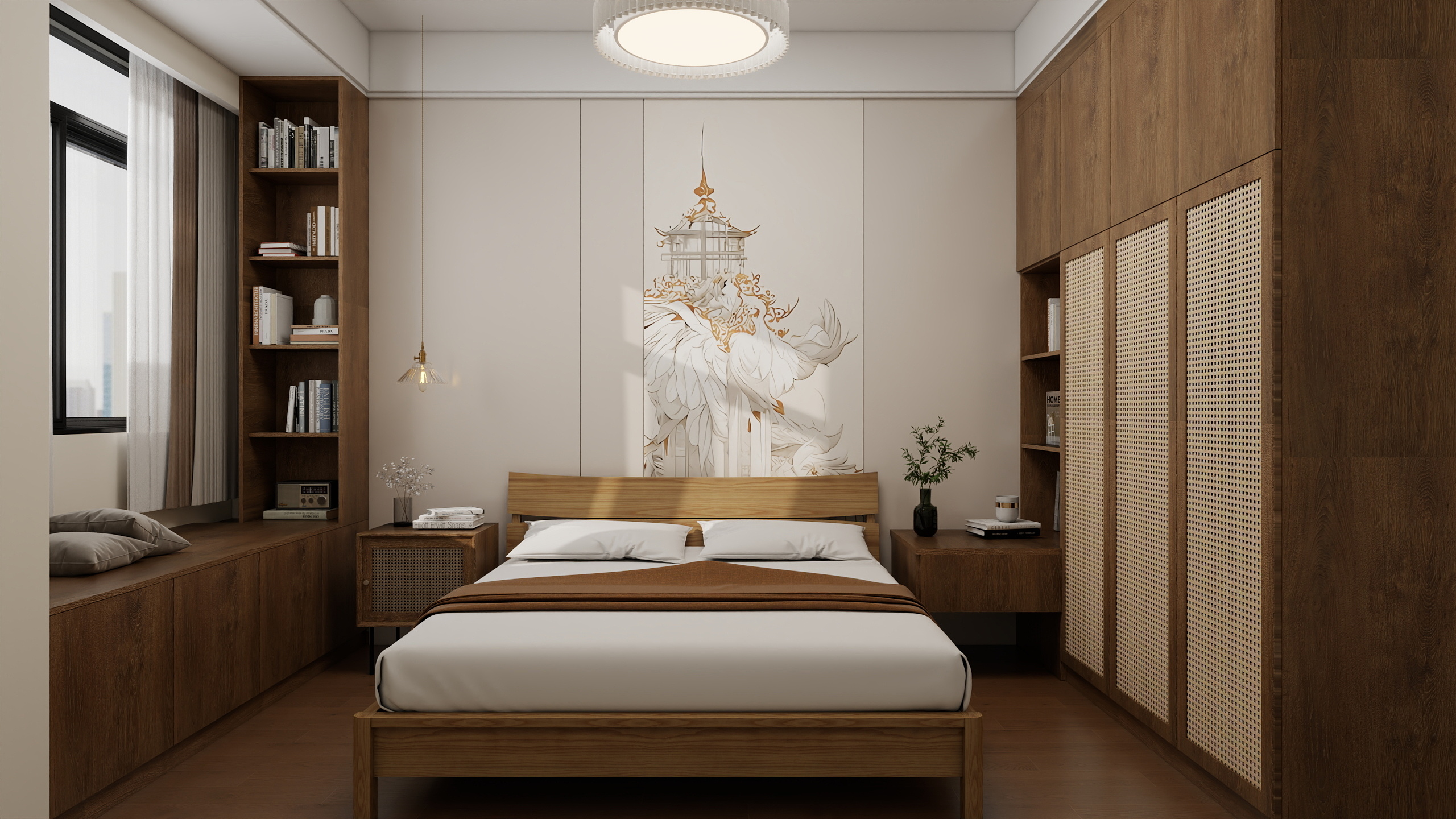 吴新俊-《禅意》——现代中式三居室-装修设计方案