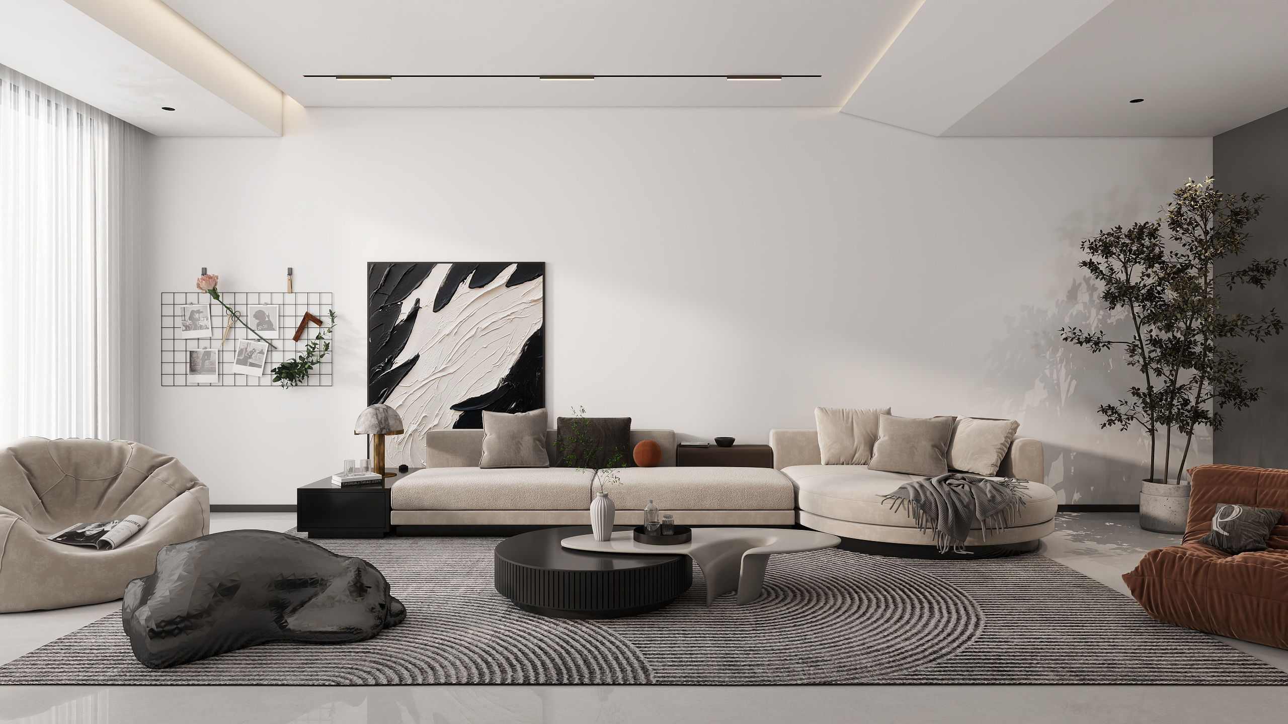 AkuYa-东莞厚街桥头公寓130㎡2室-装修设计方案