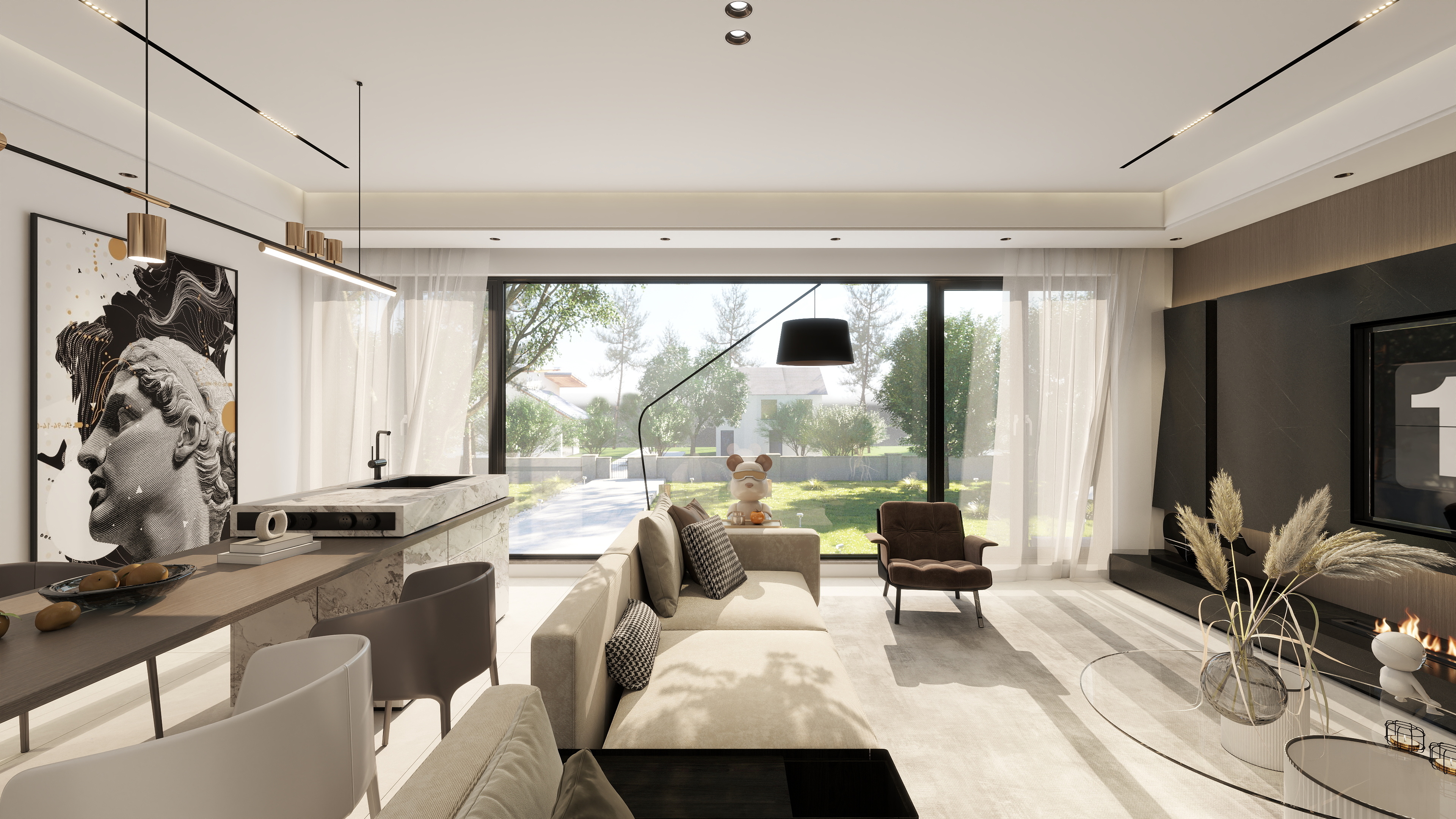 成都叠度设计-《岁序更替》-意式极简  116㎡-装修设计方案