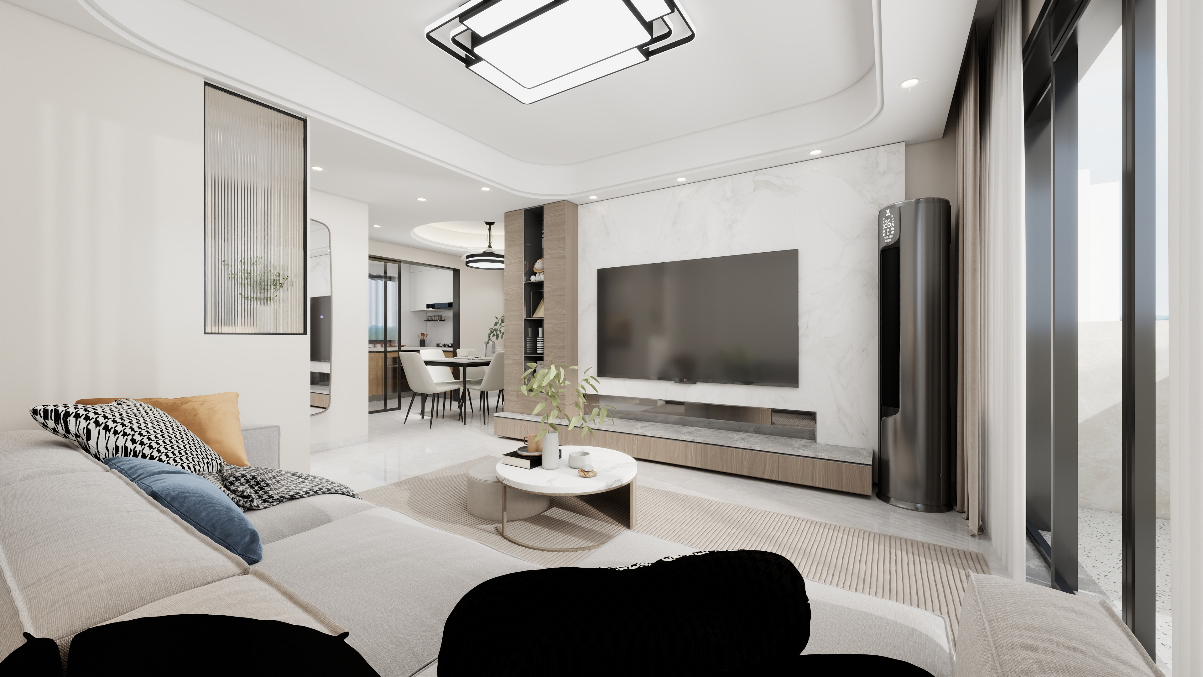 六便士~98-港湾生活小区-装修设计方案