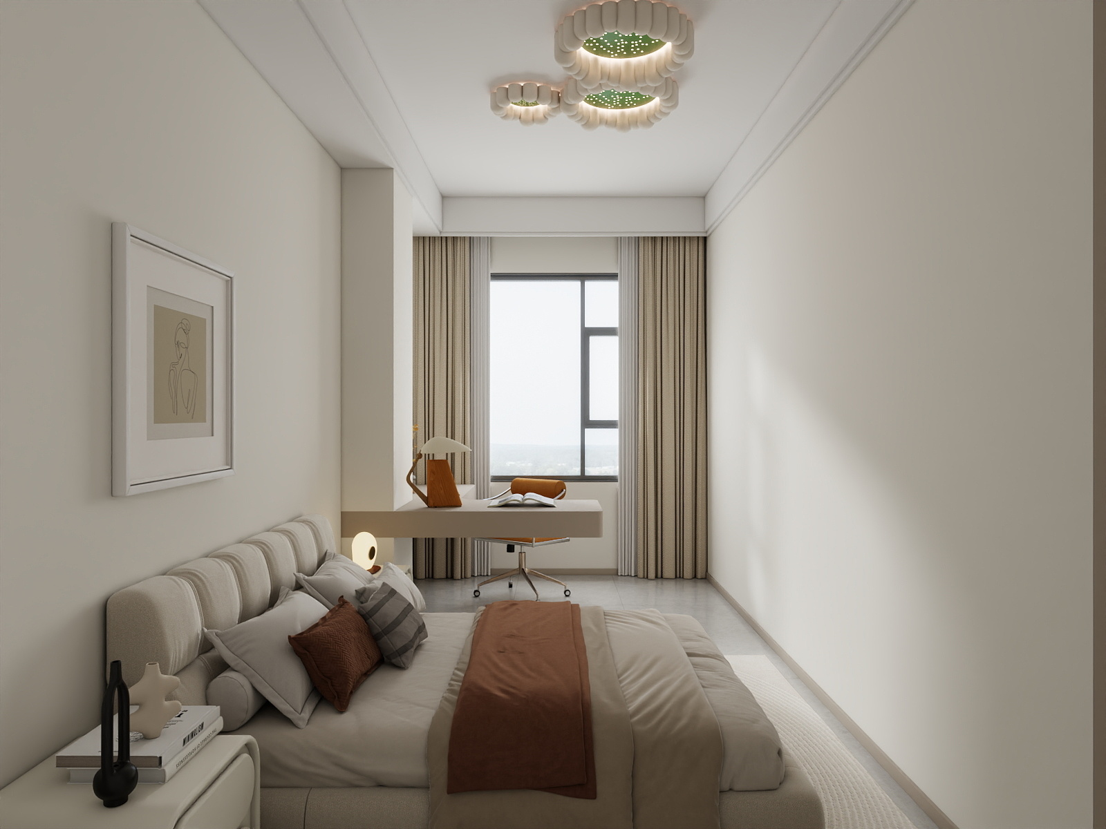 100元设计方案-139m²现代简约风格设计装修效果图