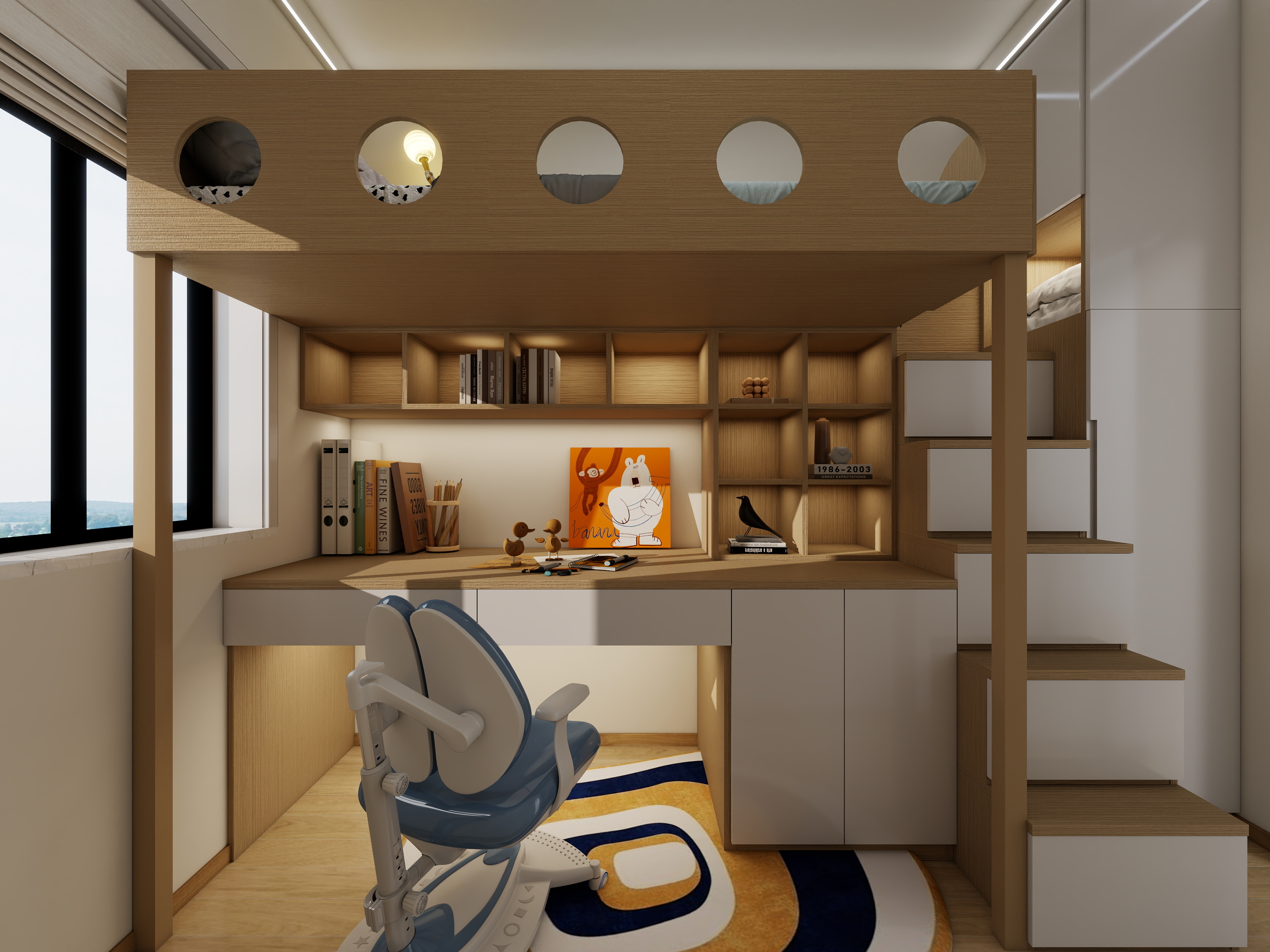 小喵一加-儿童房5平方-装修设计方案