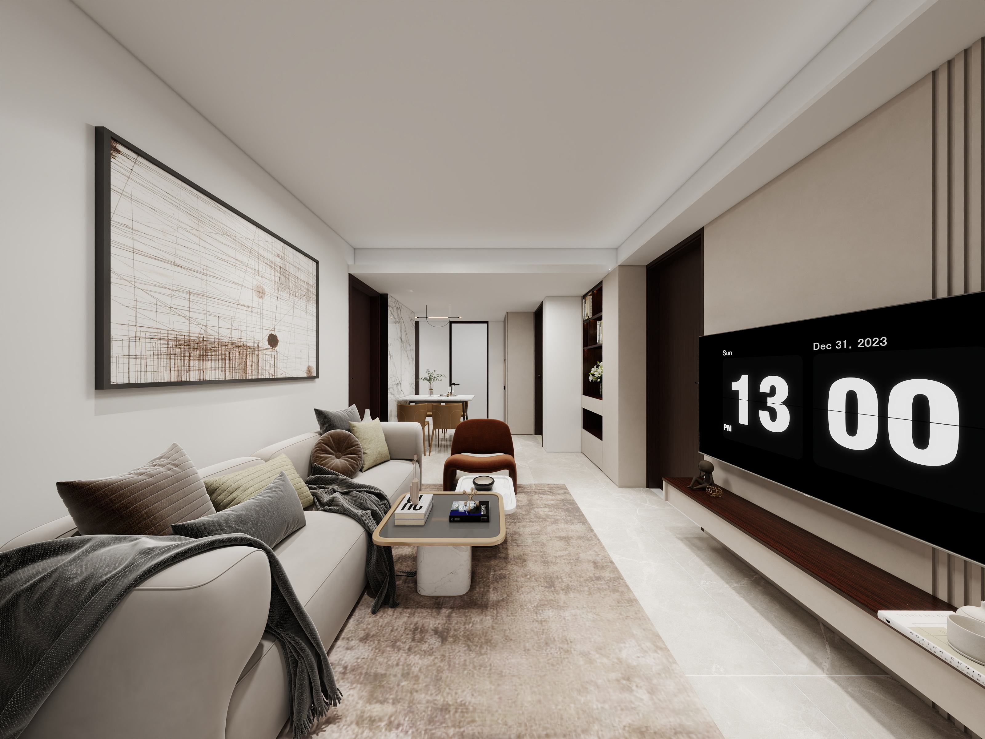 阿噜米全铝家居-金隅外滩东岸-A3样板间-装修设计方案