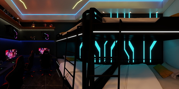 ----空间设计-电竞酒店-装修设计方案