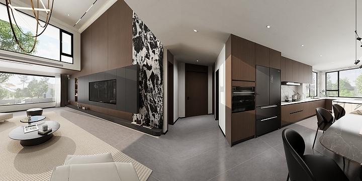 效果图IIIIII-半条鱼（VIP）-华颖馆 飞美定制-酷家乐效果图制作-装修设计方案