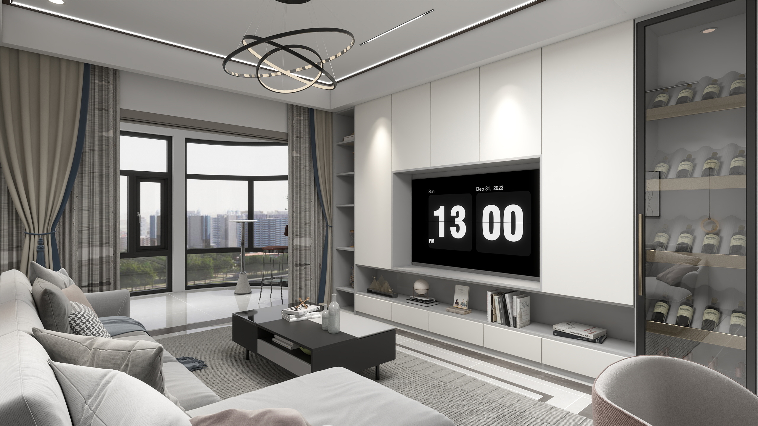 銭銭-保利东湾86㎡2室-装修设计方案