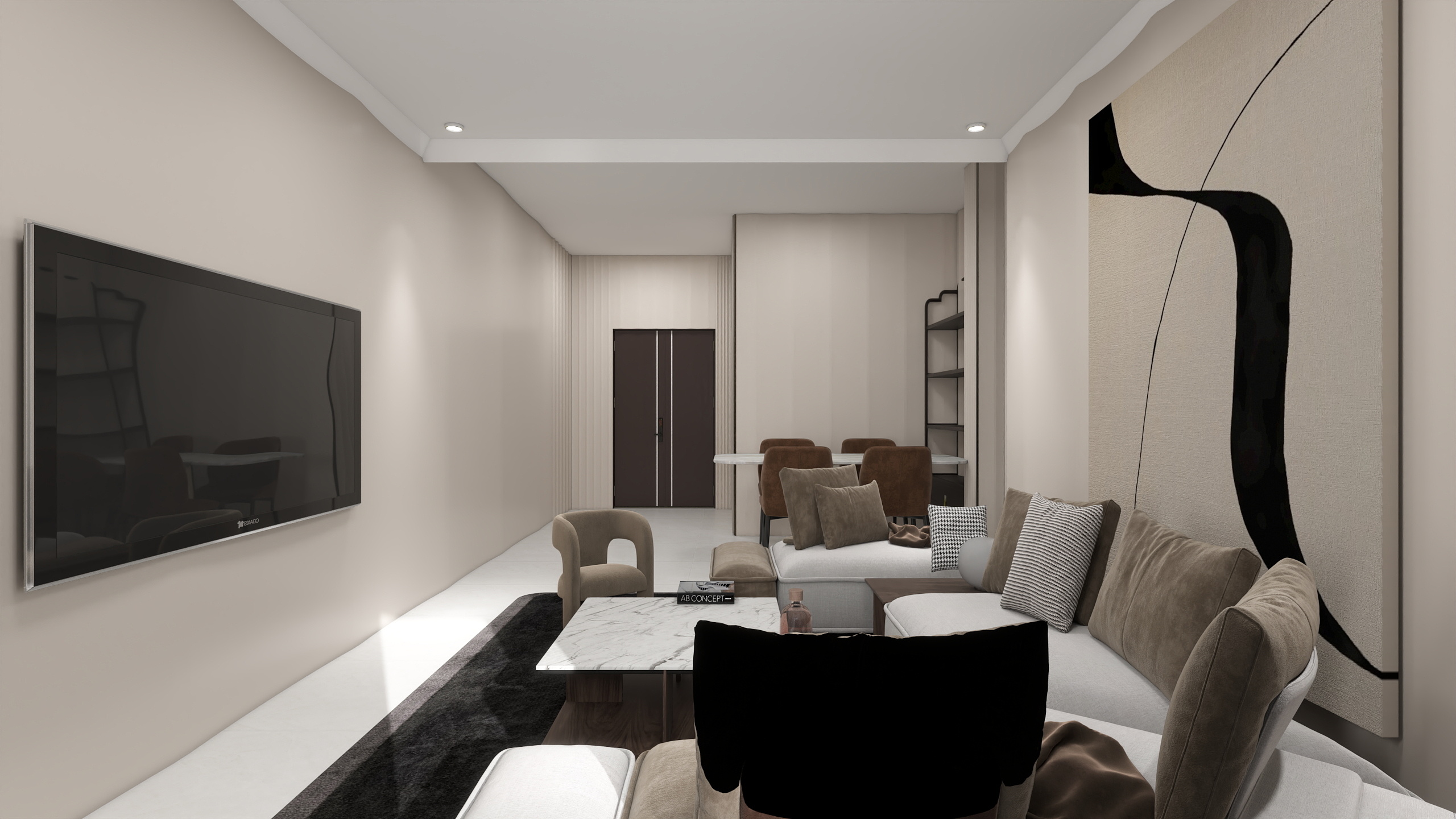 圣都主任设计师任梦-陆家镇明玥逸庭92平-装修设计方案